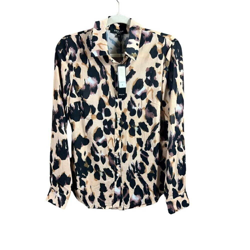 Beulah Women’s Animal Print Casual Blouse